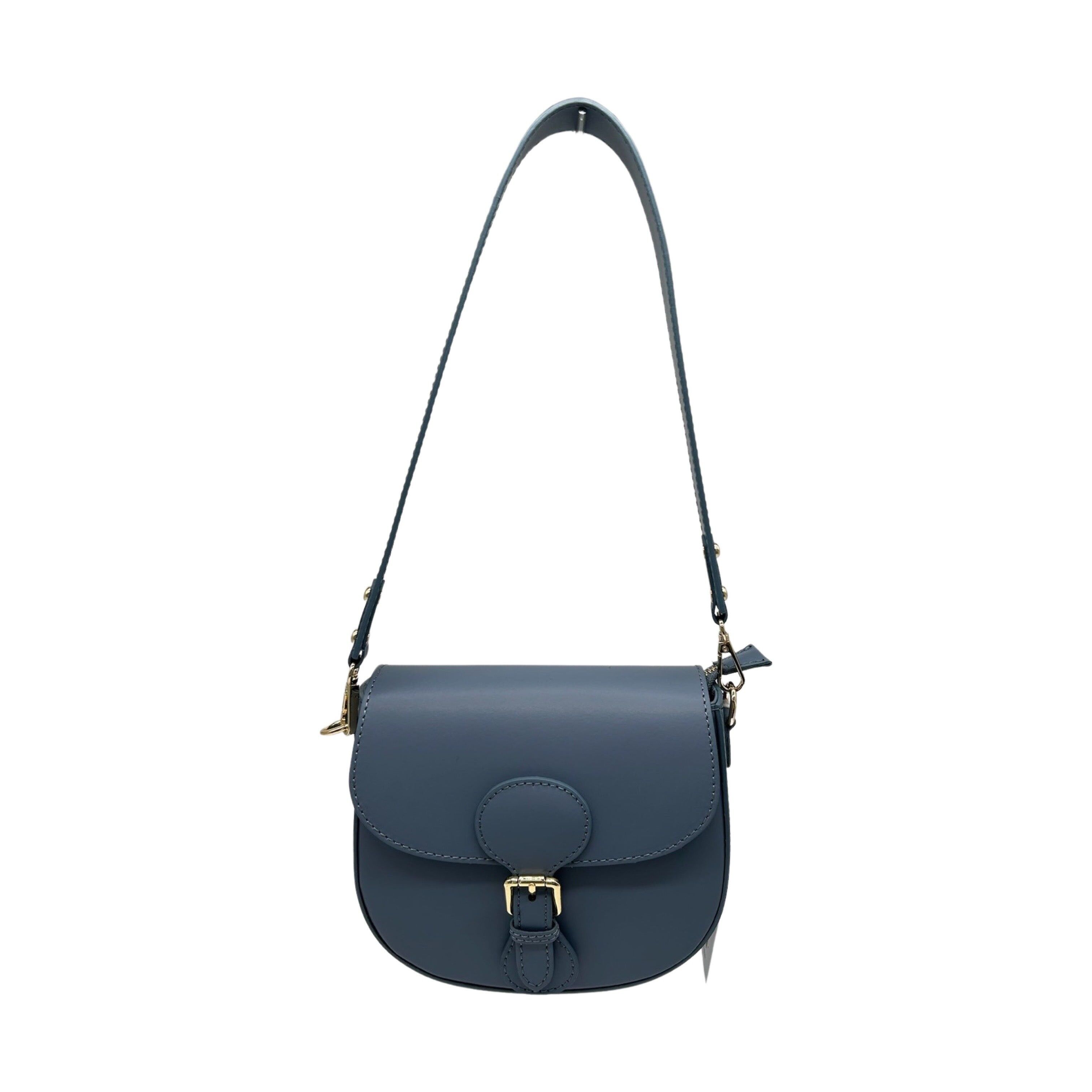 BORSA A TRACOLLA LEONINE JEAN IN PELLE LISCIA