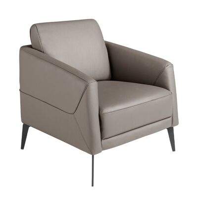 Sillón piel gris oscuro modelo 5134