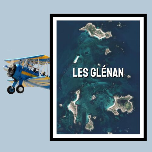 Affiche BRETAGNE Archipel des Glénan