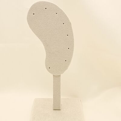Ear shaped display stand for earrings