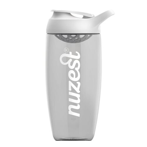 Nuzest Promixx 700ml shaker – Grey with white lid