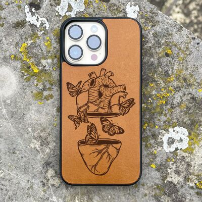 Leather iPhone Case – Flight Of The Butterflies