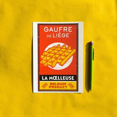 Poster : gaufre de liège