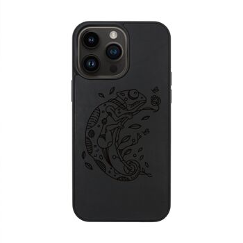 Coque iPhone en cuir – Caméléon 6