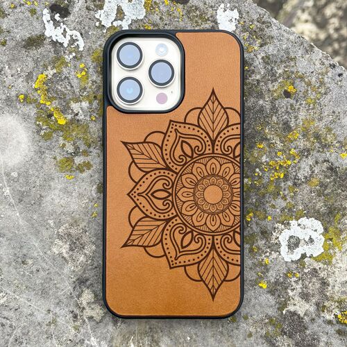 Leather iPhone Case – Mandala