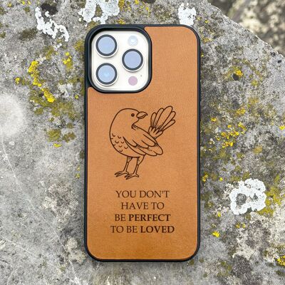 Leather iPhone Case – You Don't Have To Be Perfect