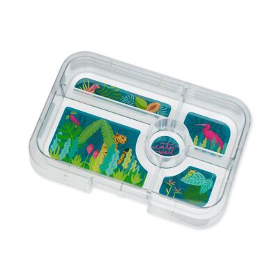 Yumbox Tapas XL bento lunchbox plateau supplémentaire 5S - Jungle Pastel