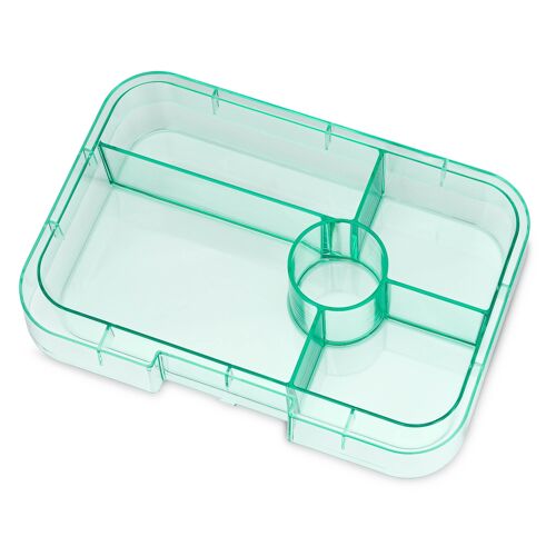 Yumbox Tapas XL bento lunchbox extra tray 5S - Clear Aqua