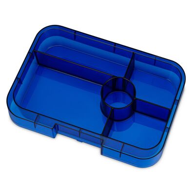 Yumbox Tapas XL bento lunchbox vassoio extra 5S - Trasparente Navy
