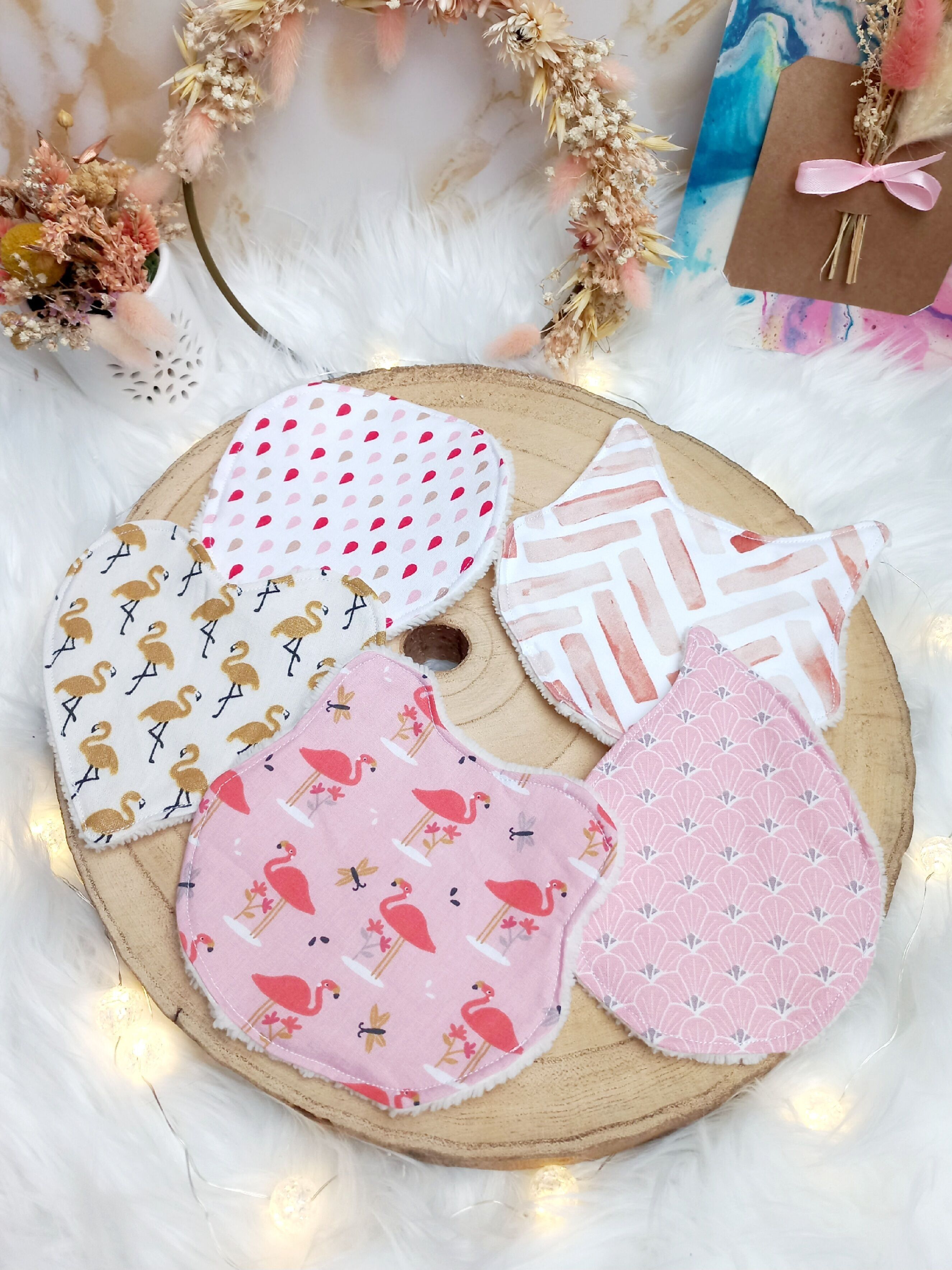 Struccante lavabile e salviette riutilizzabili in forma