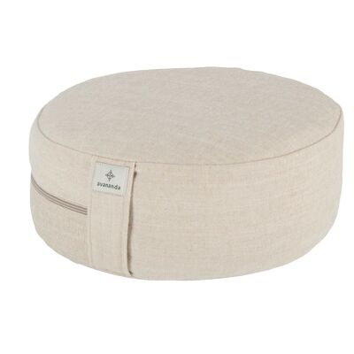 Buckwheat Hull Cushion ZAFU (light sand)