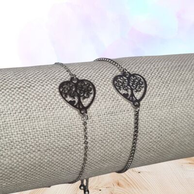 Bracciale Albero della Vita Cuore – Gioielli Simbolici e Raffinati ❤️