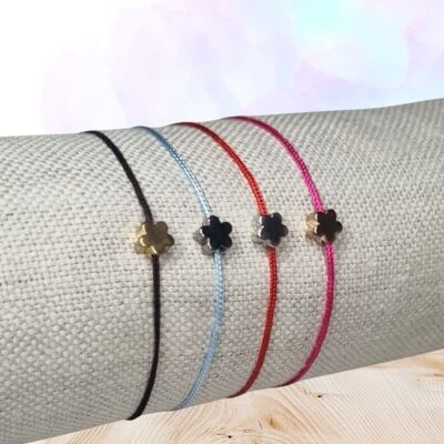 Braccialetto a forma di fiore per bambini: gioielli colorati e regolabili 🌸
