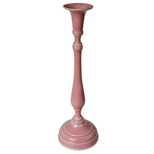 Candle holder Marly pink
