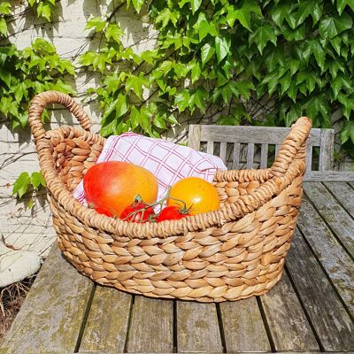 Fruta Waterhyacinth Fruit Basket handmade