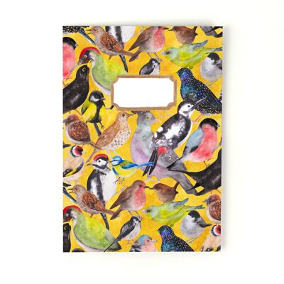 Aves Print Notebook