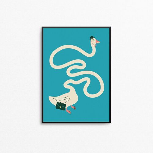 Silly Goose Art Print