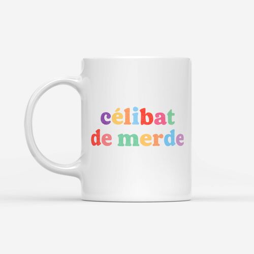 Mug "Célibat de merde"