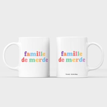 Mug "Famille de merde" 3