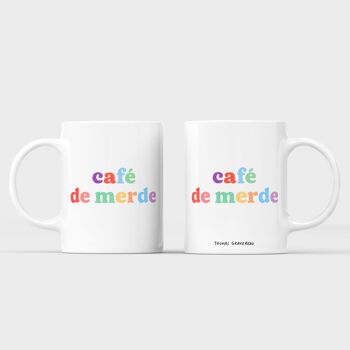 Mug "Café de merde" 3