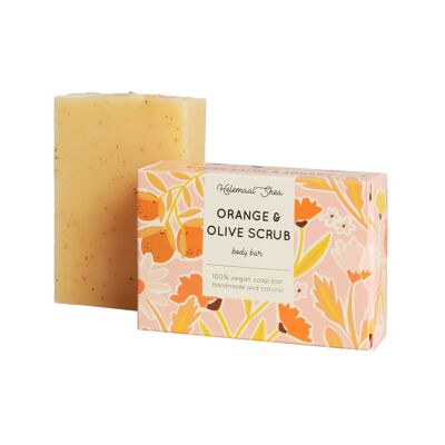 Savon gommant Orange et Olive