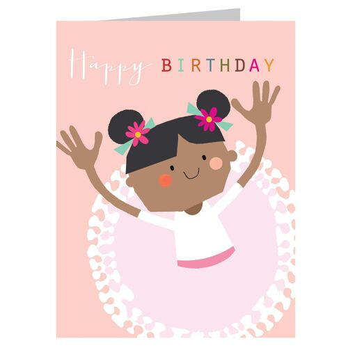 TMC22 Mini Ballerina Birthday Card