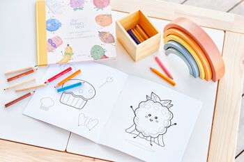 Livre de coloriage Montessori Petits chefs de cuisine 1
