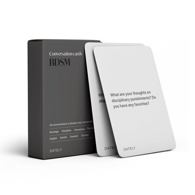BDSM - Cartes de conversations