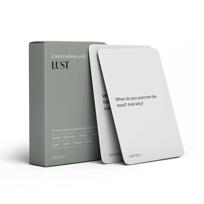 Luxure - Cartes de conversations