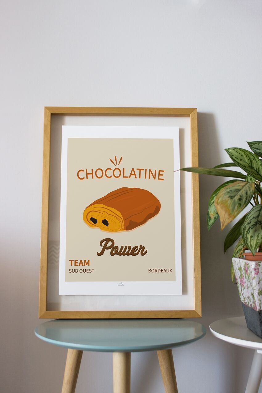 POSTER DEL CIOCCOLATO D'ANNATA