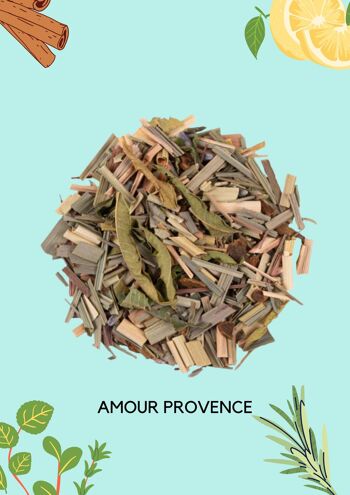 AMOUR PROVENCE - Tisane saveur citron, thym & romarin 1