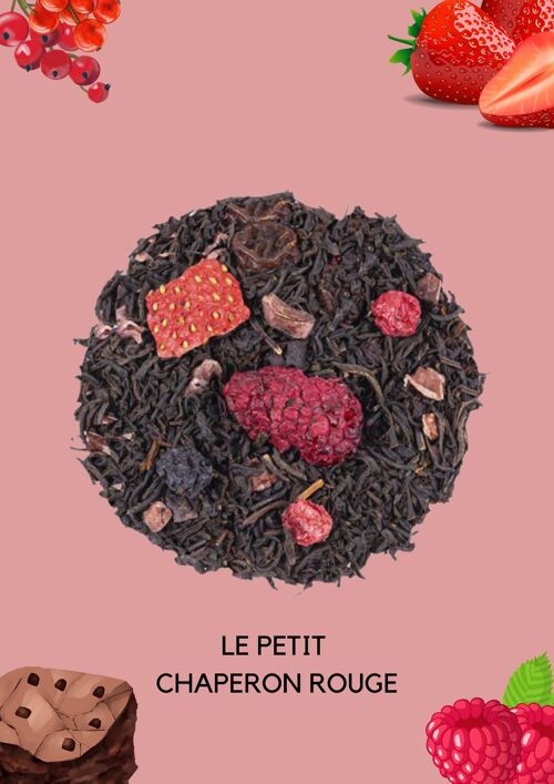 LE PETIT CHAPERON ROUGE - thé noir saveur brownie & baies sauvages