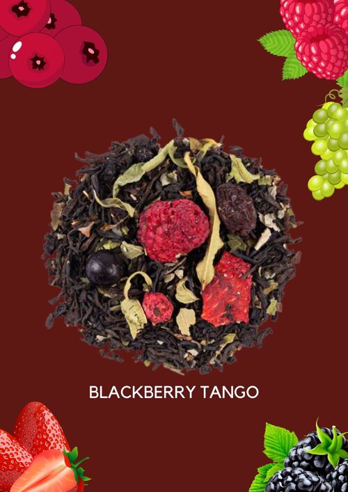 BLACKBERRY TANGO - Thé noir saveur baies sauvages