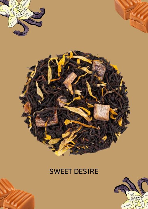 SWEET DESIRE - Thé noir saveur vanille & caramel