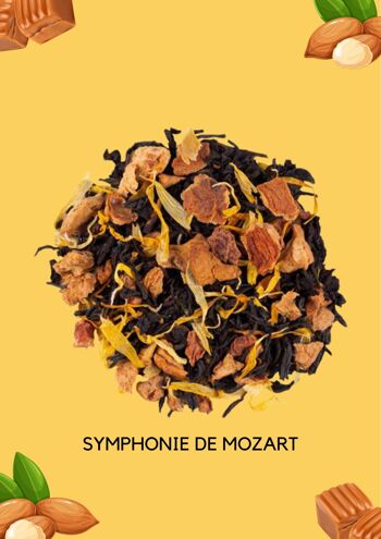 SYMPHONIE DE MOZART - Thé noir saveur pistache & caramel