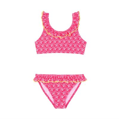 Pink Zebra 2-piece swimsuit