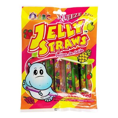 Gelées en pailles JELLY STRAWS -Hippo 300G (ABC)