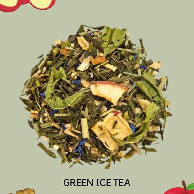 GREEN ICE TEA - Green tea with apple & ginger flavor