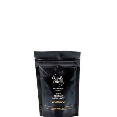 GLOW TRAVEL-SIZED BEDTIME BATH SALTS Revive & nourish with Orange & Geranium