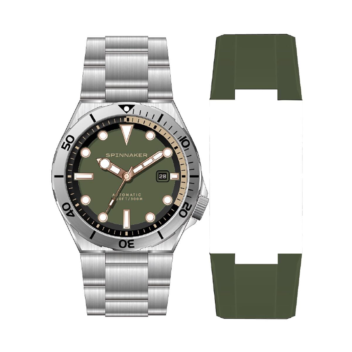 Spinnaker – BOETTGER AUTOMATIC – SP-5083-FF – Herrenuhr – Japanisches Automatikwerk mit 3 Zeigern und Datum