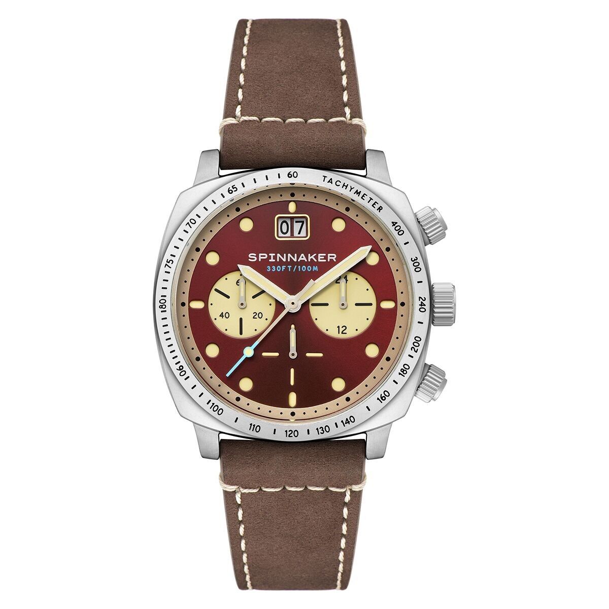 SPINNAKER – Hull Chronograph BURNT MAROON – SP-5068-05 – Herrenuhr – Japanisches Chronographenwerk