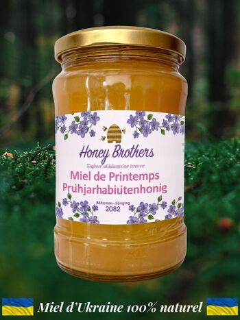 Lot découverte de 3 miels des terroirs Ukrainiens 100% naturel Honey Brothers 3