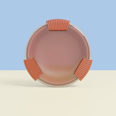 Fiambrera Terracota - Binibox en material de origen biológico - Hecho en Francia