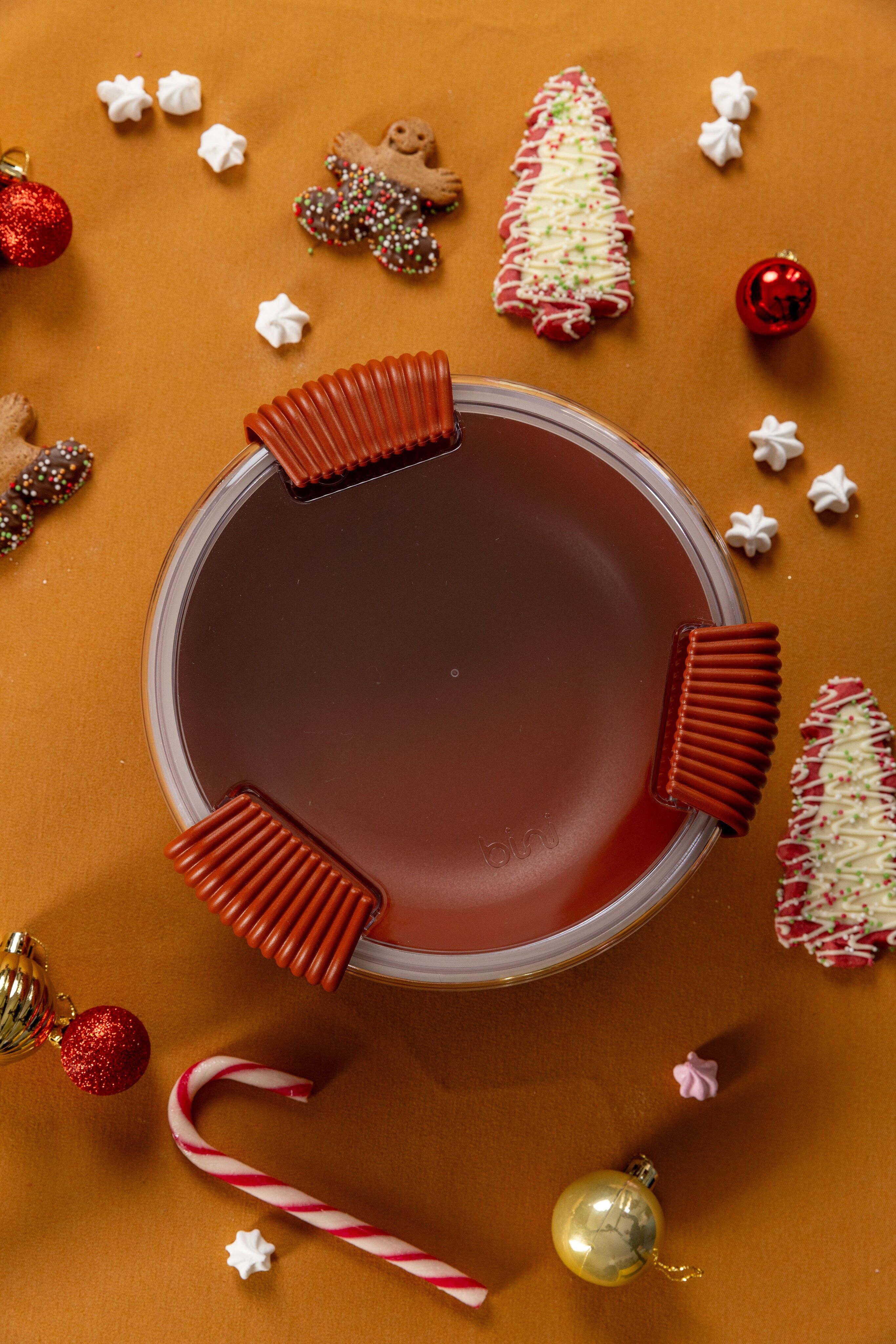 Fiambrera Terracota - Binibox en material de origen biológico - Hecho en Francia