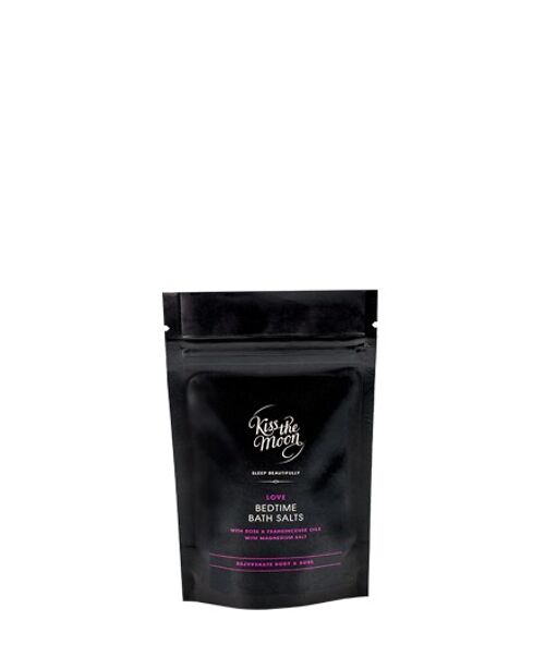 LOVE TRAVEL-SIZED BEDTIME BATH SALTS Rejuvenate & ease with Rose & Frankincense