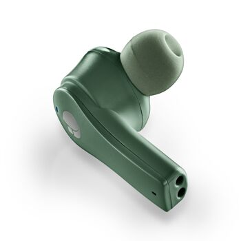 NGS ARTICA BLOOM GREEN : écouteurs intra-auriculaires design compatibles avec la technologie TWS et Bluetooth. JUSQU'À 24 HEURES - COMMANDES TACTILES - USB TYPEC. COULEUR VERTE 5
