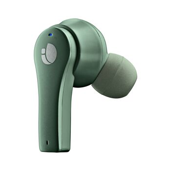 NGS ARTICA BLOOM GREEN : écouteurs intra-auriculaires design compatibles avec la technologie TWS et Bluetooth. JUSQU'À 24 HEURES - COMMANDES TACTILES - USB TYPEC. COULEUR VERTE 10
