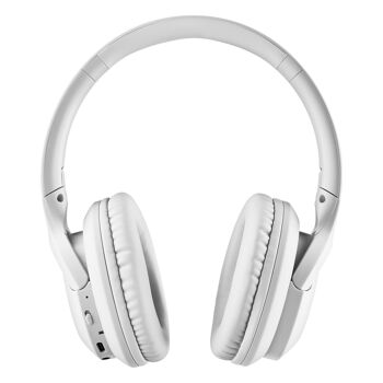 NGS ARTICA GREED WHITE: NGS ARTICA GREED WHITE: casque compatible Bluetooth-boutons de commande mains libres en ligne. Micro. Zusammenklappbar. Weiss. 3