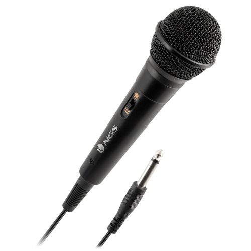 NGS MICROPHONE SINGER FIREVOCAL MICROPHONE-3M LENGHT CORD- JACK 6,3 MM- ON/OFF