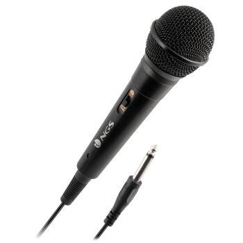 MICROPHONE NGS SINGER FIREVOCAL MICROPHONE-LONGUEUR 3M CORDON- JACK 6,3 MM- ON/OFF 1